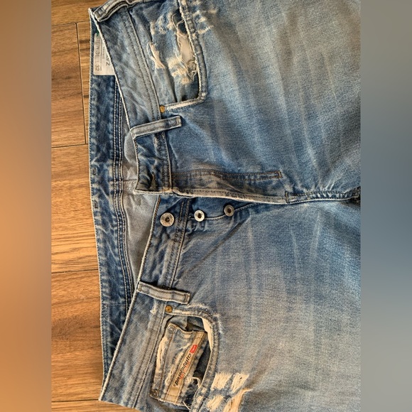 Vintage Diesel Industry Distressed Jeans Size 36/32 - Picture 2 of 8